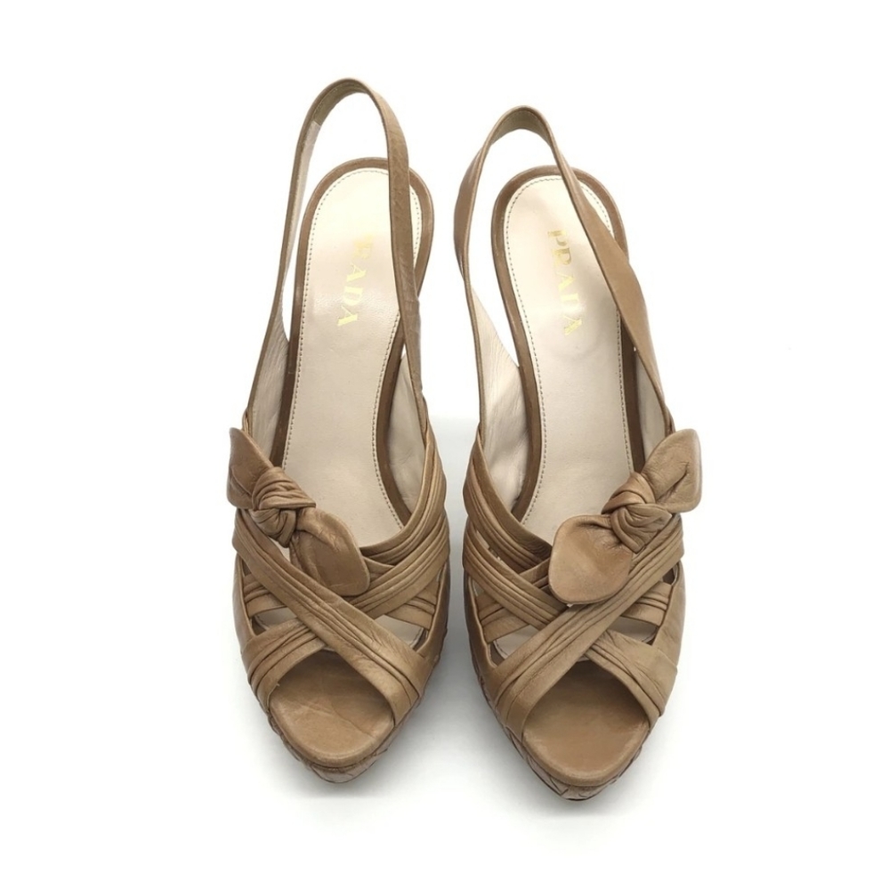 Prada Nude Authentic Perfect Sandals - image 2